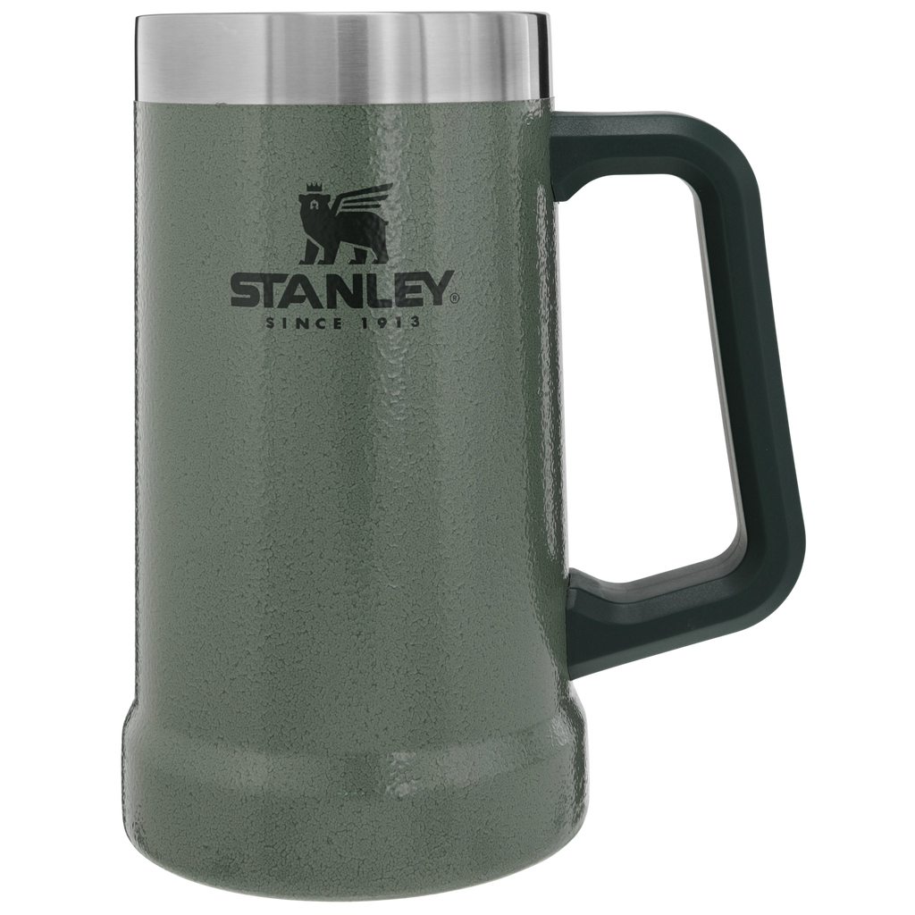 Stanley Heavy Duty Big Grip 24 oz Beer Stein in Hammertone Green 