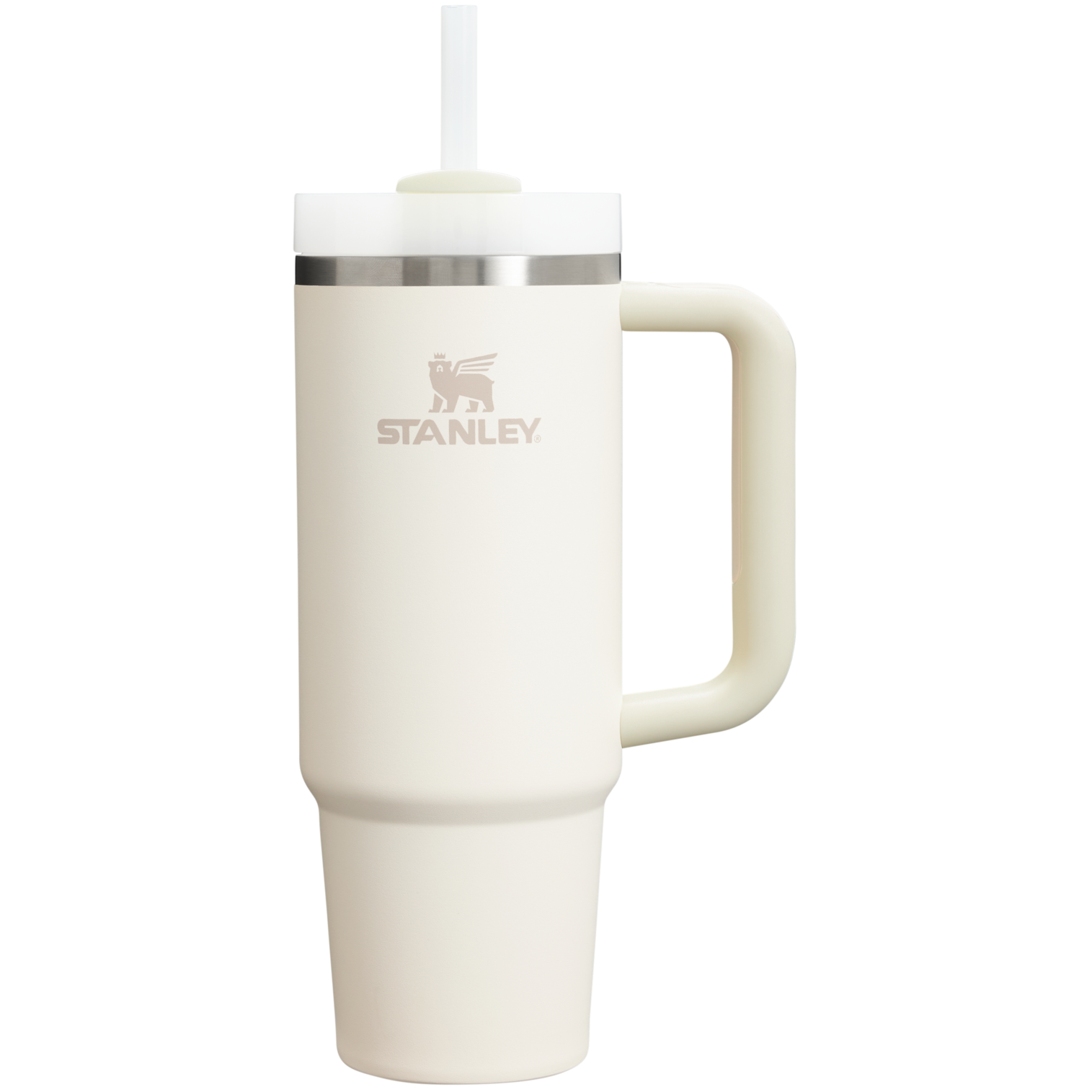 Stanley Quencher H2.O FlowState Tumbler 30 OZ Cup In Cream White